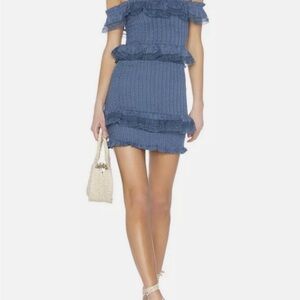 Tularosa x Revolve Teri Ruffle Mini Dress